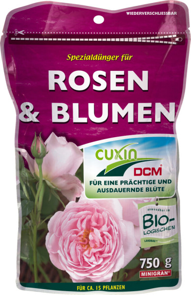 Cuxin DCM Spezialdünger für Rosen und Blumen Minigran 750g